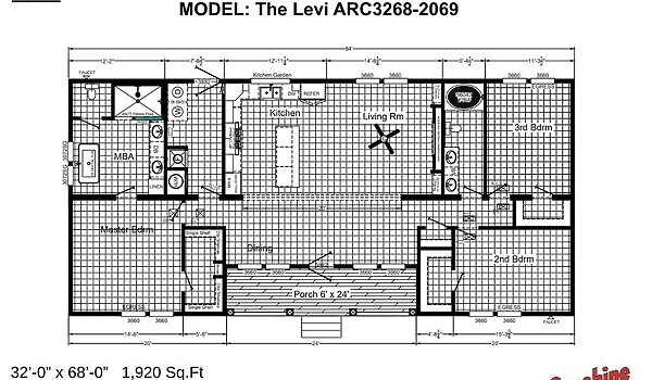 ARC / The Levi ARC3268-2069 Layout 121321