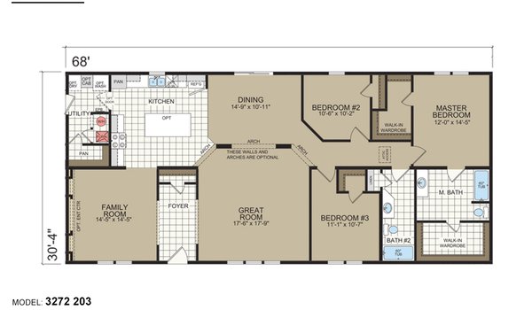 Diamond Sectional / 3272-203 Layout 11837