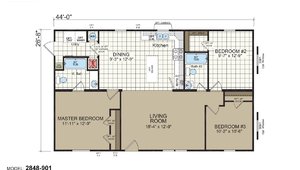 PENDING SALE / Edge II Sectional The Louisville 2848-901 Layout 11881