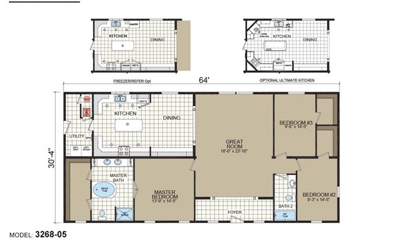 Diamond Sectional / 3268-05 Layout 11963