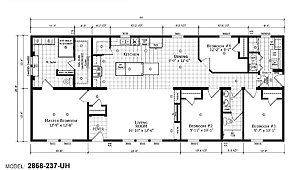 SOLD / Popular model - available for reorder now! The Summit 2868-237-UH Lot #14 Layout 44142