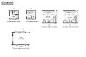 Diamond Sectional / The Georgetown 2868-245 Layout 47736
