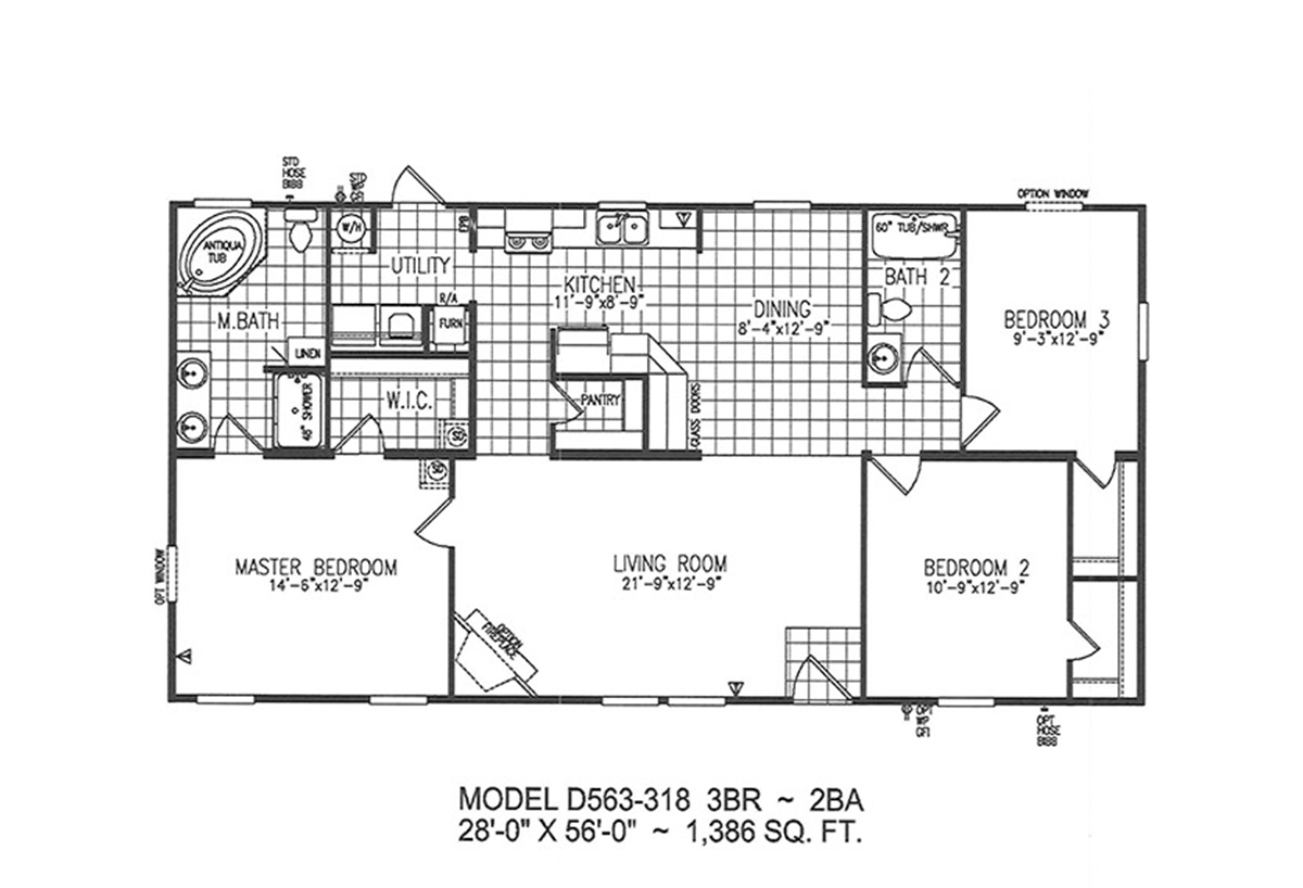 Timberline Elite D563-318 by Destiny Homes - Normandy Manufactured Home ...