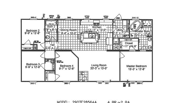 Timberline Elite / TE28564A Layout 39129