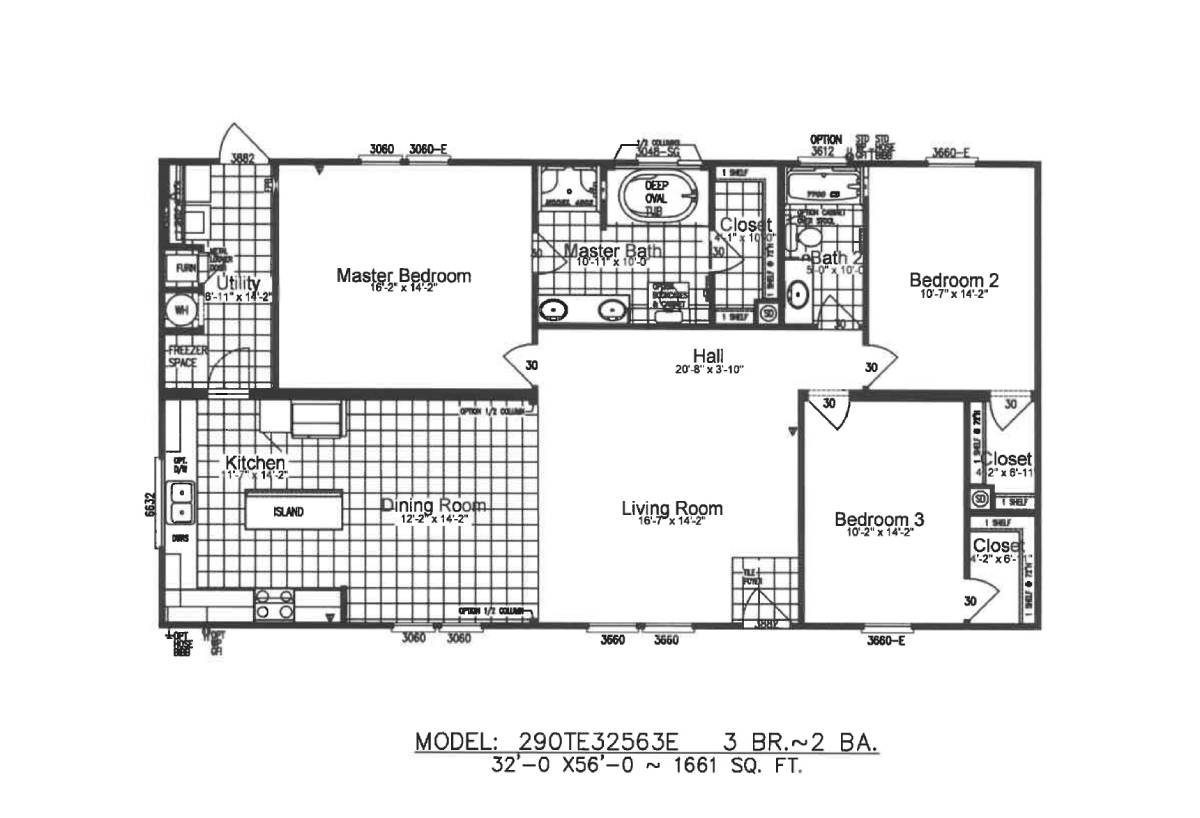 Timberline Elite TE32563E by Destiny Homes - ModularHomes.com