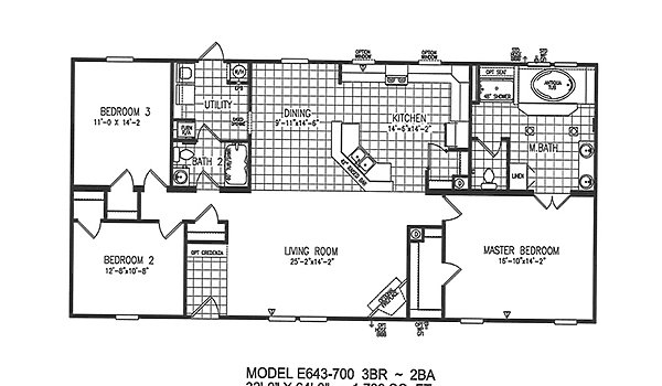 Timberline Elite / E643-700 Layout 39141