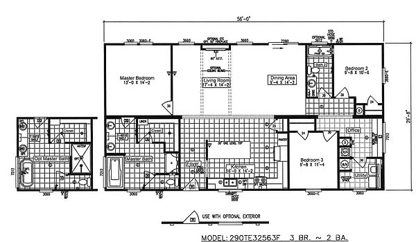 Timberline Elite / TE32563F Layout 86588