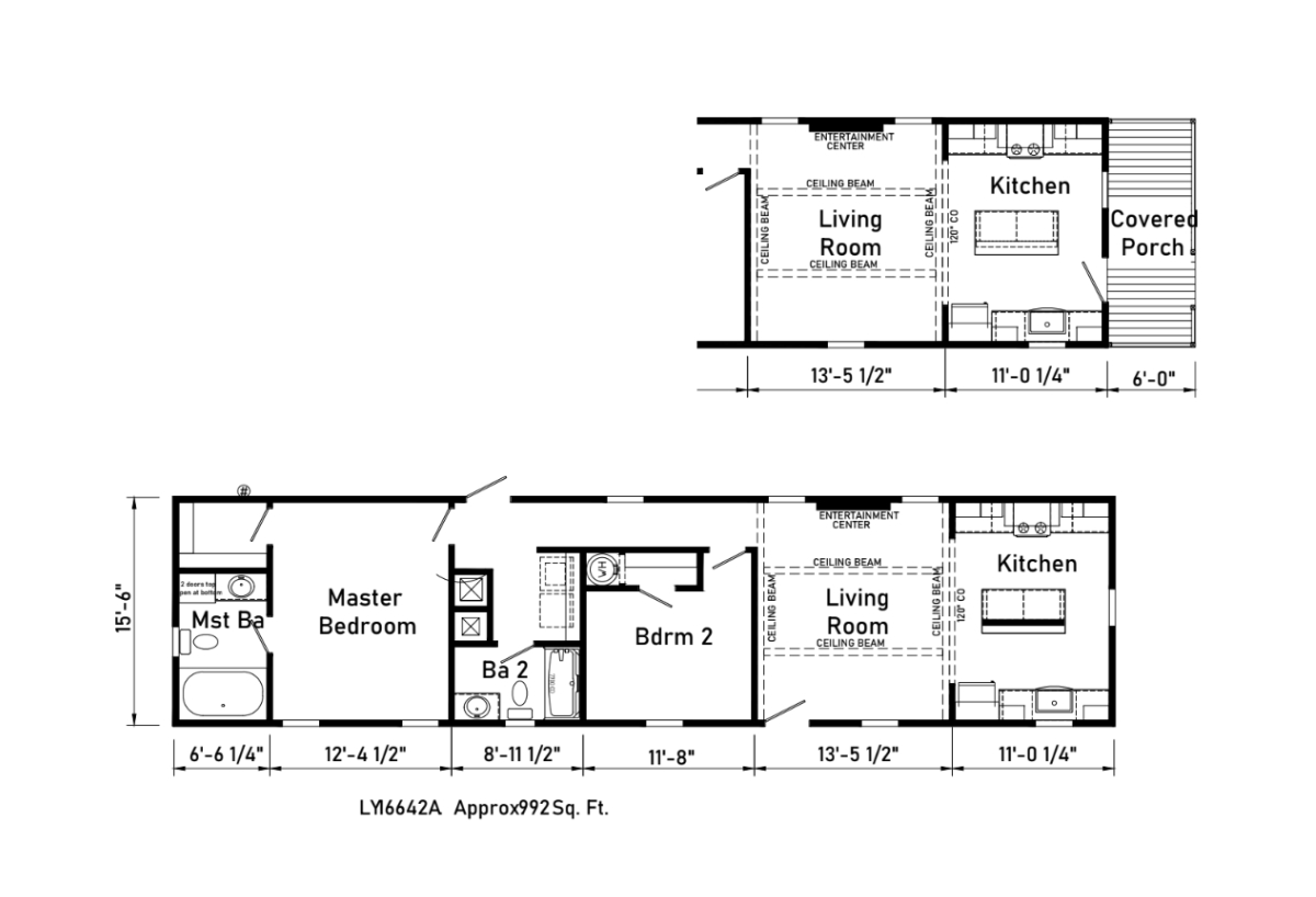 Lifestyle The Retreat LY16642A from Park Place Manufactured Housing