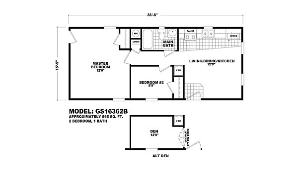 GS Single-Section / GS-16362B Layout 59147