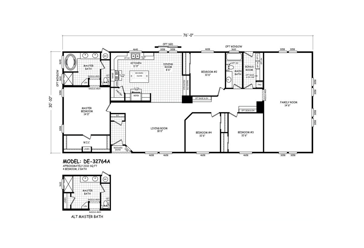 Desert Edge DE-32764A by Cavco West - ModularHomes.com