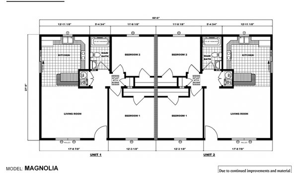 Multi-Family / The Magnolia Layout 26922