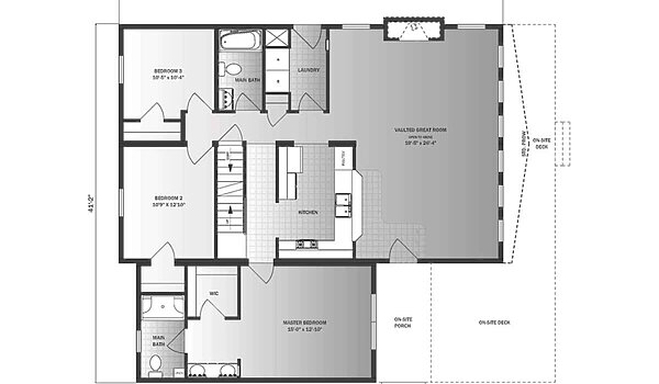 Cabin/Chalet / Lake Winnipesaukee Layout 101942