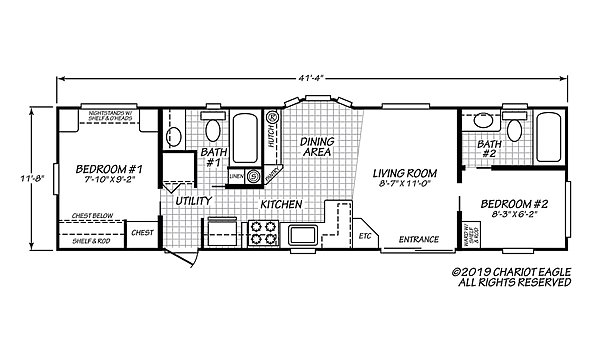 Coastal Cottages / AC12422A Layout 57668