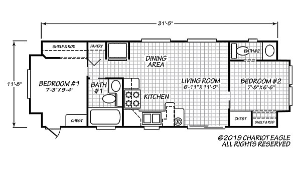 Seashore Cottages / SO12352A Layout 57699