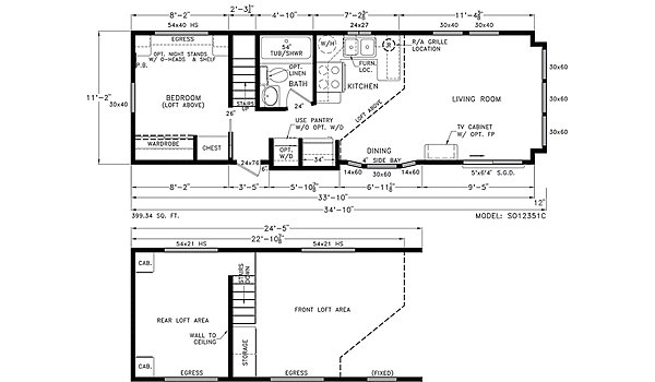 Seashore Cottages / SO12351C Layout 57701