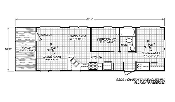 Coastal Cottages / The Wedge 13442S Layout 121468
