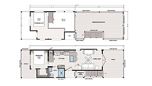 Seashore Cottages / SO14491A Loft Layout 128280