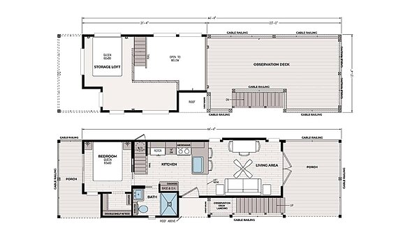Seashore Cottages / SO14491A Loft Layout 128280