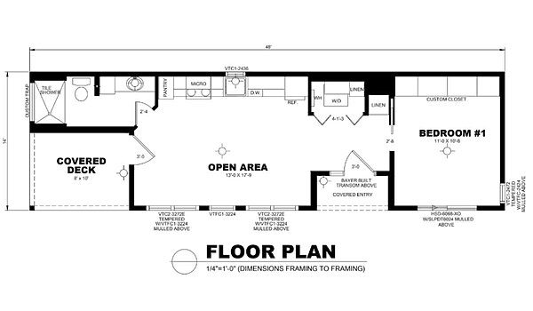 Cabins / The Morgan 1RM1448 Layout 64102