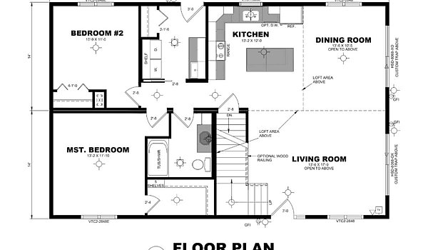 Chalet / Afton 3CH2844 Layout 64110