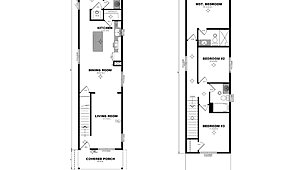 Cabins / Longview 3TS1450 Layout 113039