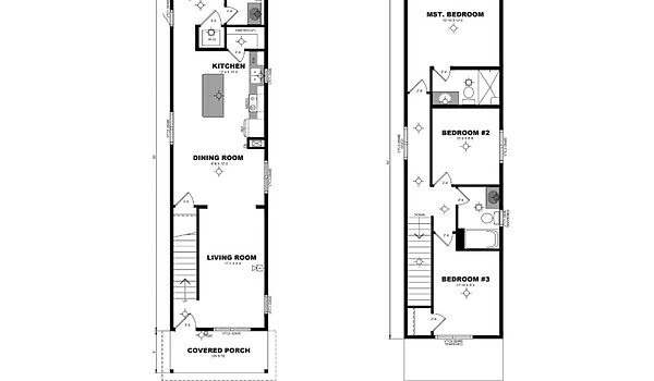 Cabins / Longview 3TS1450 Layout 113039