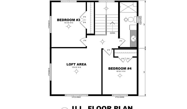 Two Story / Bellevue 4TS2852 Layout 113042