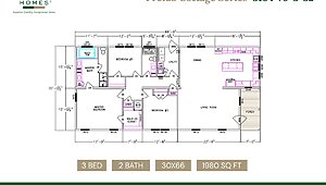 Prefab Cottage Series / 5104-70-3-32 Layout 14051