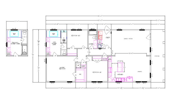 Prefab Cottage Series / Rosemary I Layout 16645