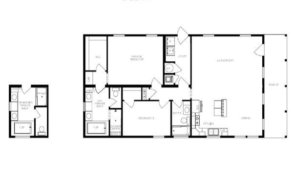 Prefab Cottage Series / Delta I Layout 16702