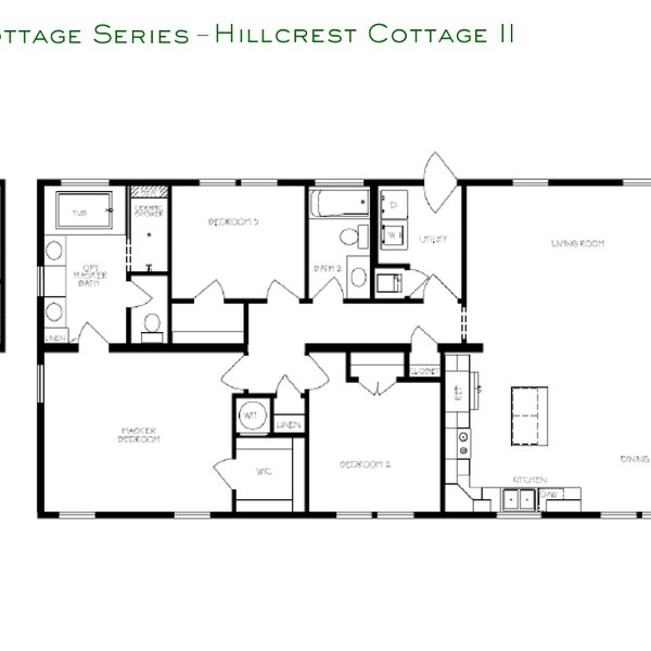 Cottage Series Hillcrest II - Texas Built Mobile Homes