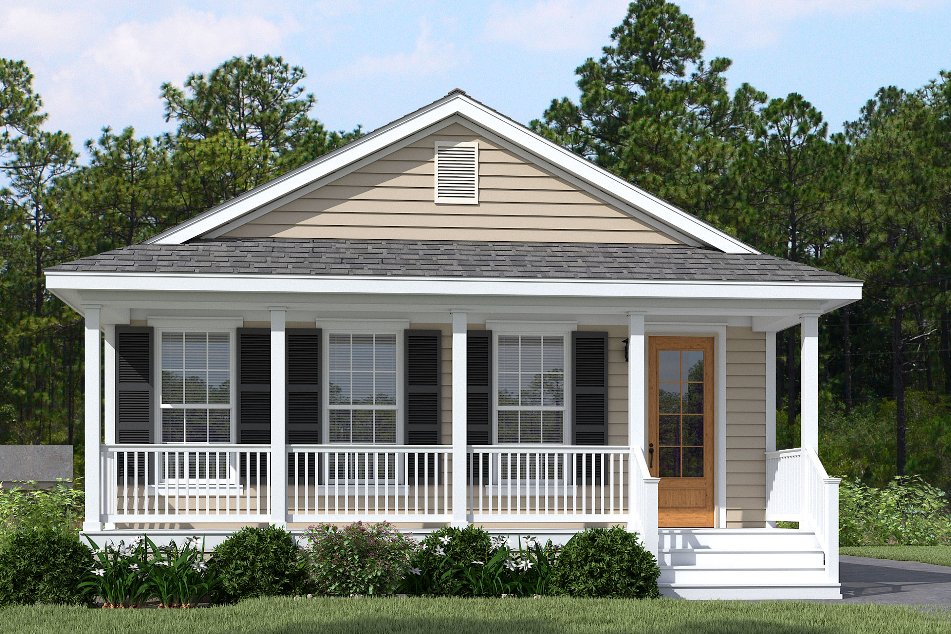 Prefab Cottage Series Peachtree II by Franklin Homes