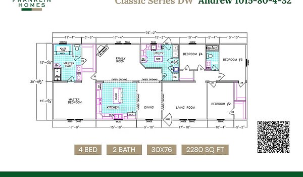 Classic Series DW / Andrew 1015-80-4-32 Layout 31870