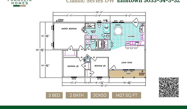 Classic Series DW / Ellistown 5033-54-3-32 Layout 50445