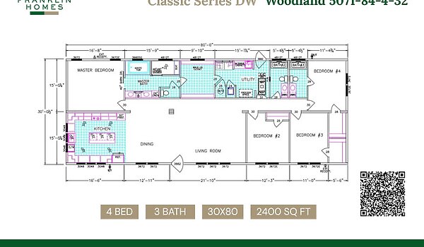 Classic Series DW / Woodland 5071-84-4-32 Layout 53553