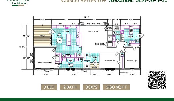 Classic Series DW / Alexander 5110-76-3-32 Layout 53561
