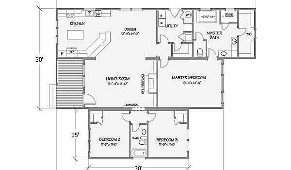 Prefab Series / Azalea I 5078-64-3-47 V2 Layout 114712