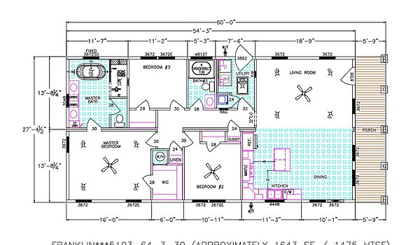 Prefab Cottage Series / 5103-64-3-30 Layout 121595