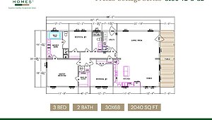 Prefab Cottage Series / 5106-72-3-32 Layout 130376