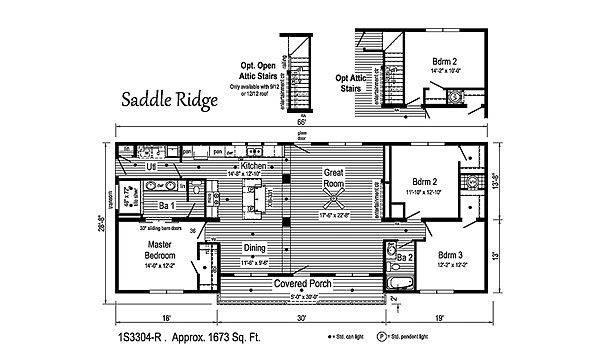 Summit Saddle / Saddle Ridge 1S3304-R Layout 38508