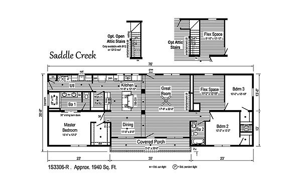 Summit Saddle / Saddle Creek 1S3306-R Layout 38534