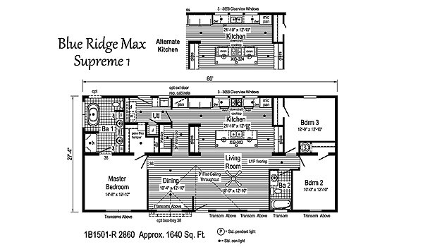 Blue Ridge MAX Supreme / Max Supreme 1 1B1501-R Layout 38559