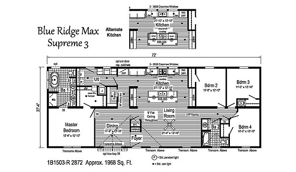 Blue Ridge MAX Supreme / Max Supreme 3 1B1503-R Layout 38586