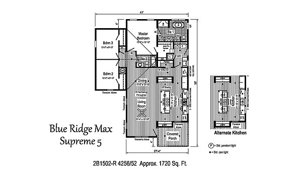 Blue Ridge MAX Supreme / Max Supreme 5 2B1502-R Layout 38590