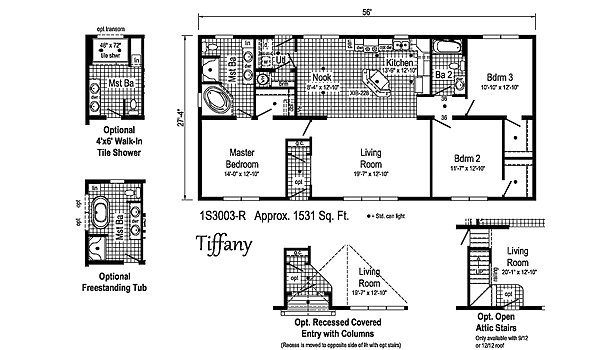 Summit / Tiffany 1S3003-R Layout 38741