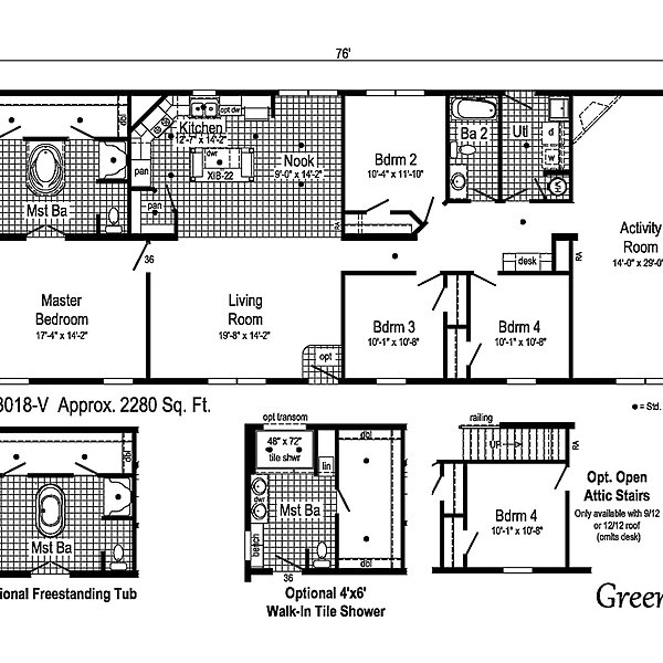 Summit / Greenfield 1S3018-V Layout 38776