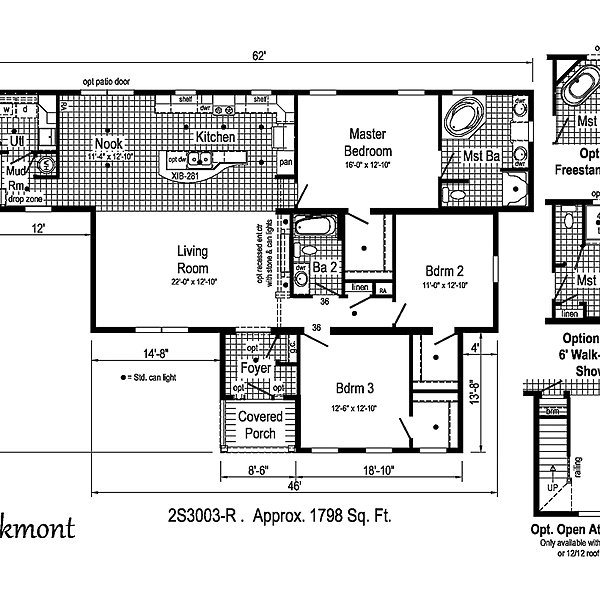 Summit / Oakmont 2S3003-R Layout 38781
