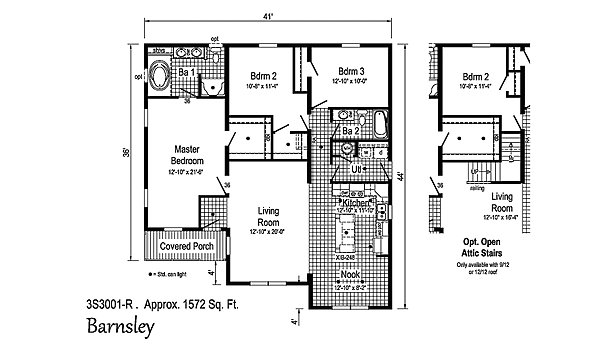 Summit / Barnsley 3S3001-R Layout 38800