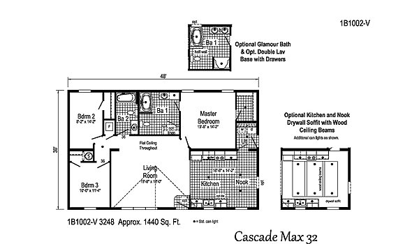 Blue Ridge MAX / Cascade Max 32 1B1002-V Layout 38857