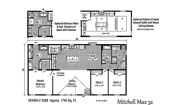 Blue Ridge MAX / Mitchell Max 32 1B1004-V Layout 54687